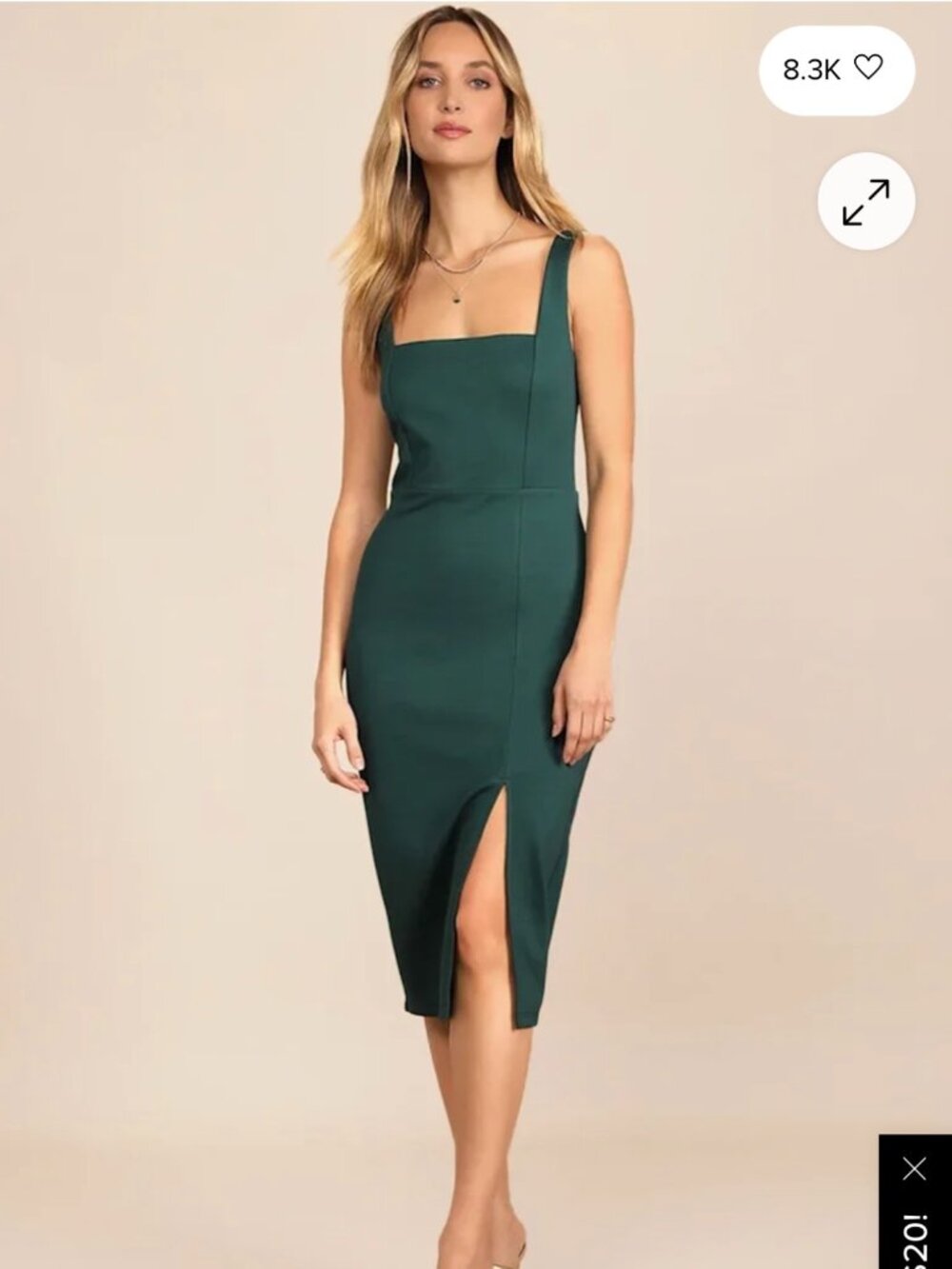 Lulu's NEW with tags Midi dress